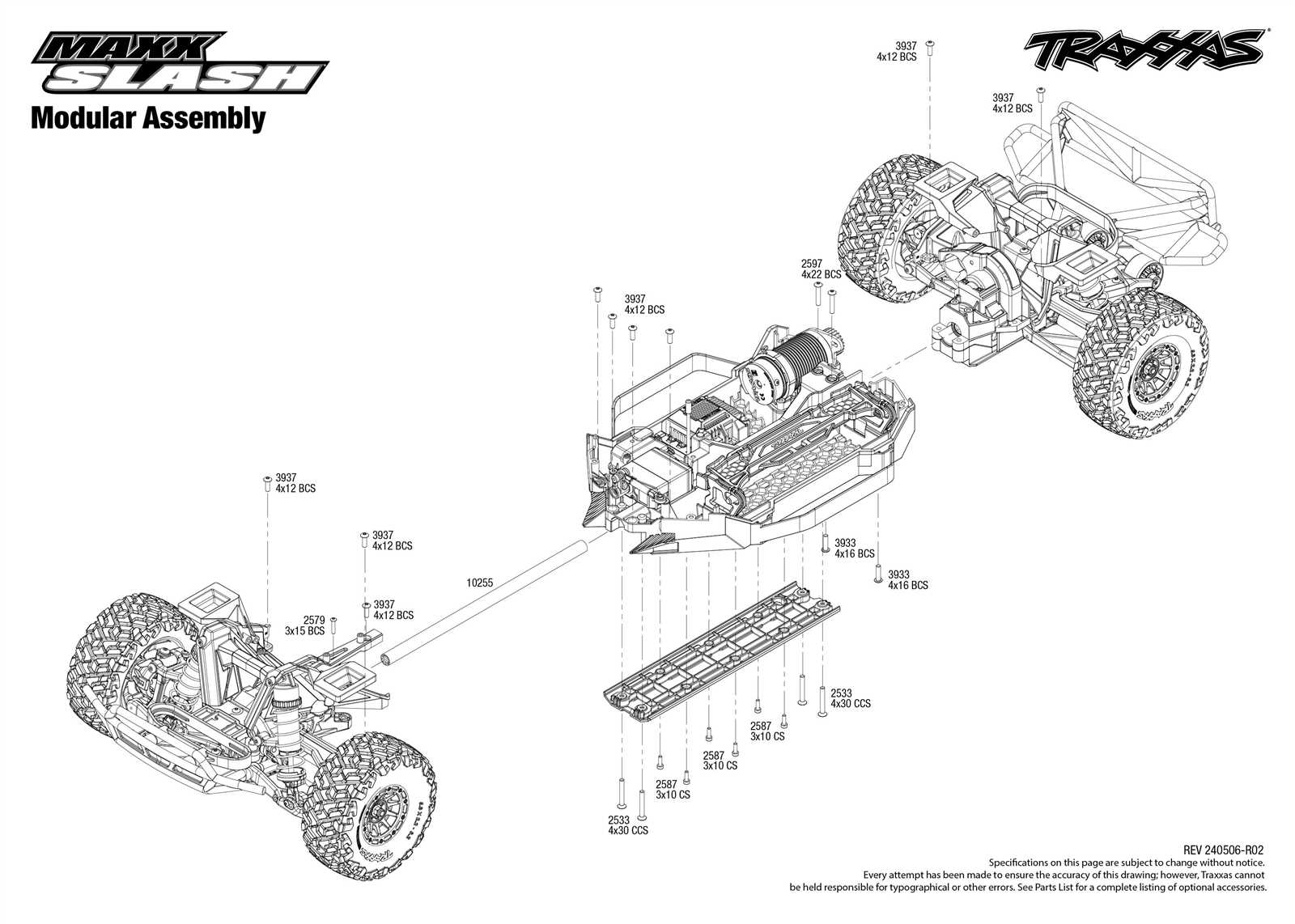 traxxas x maxx 8s parts diagram