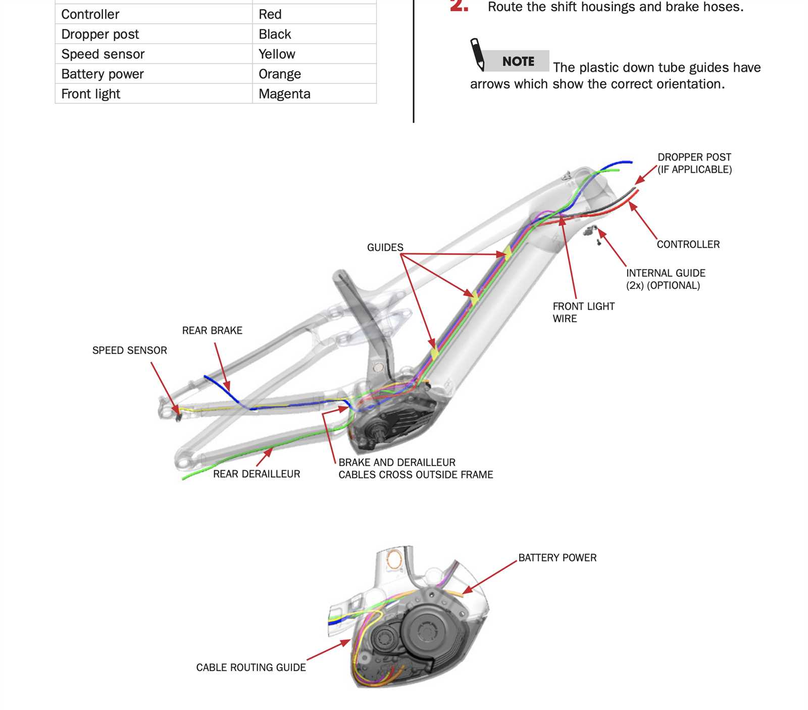 trek rail parts diagram