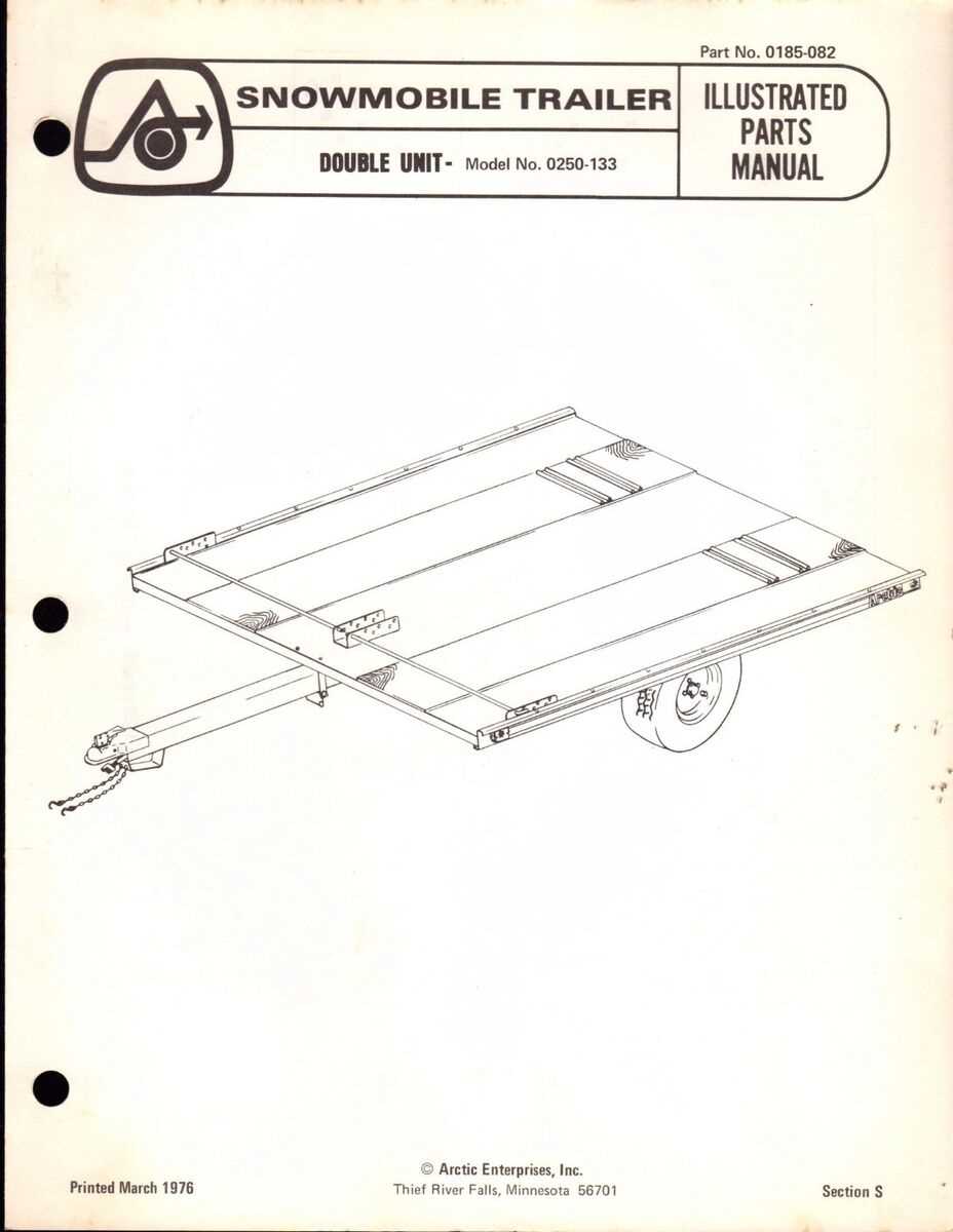 triton trailer parts diagram