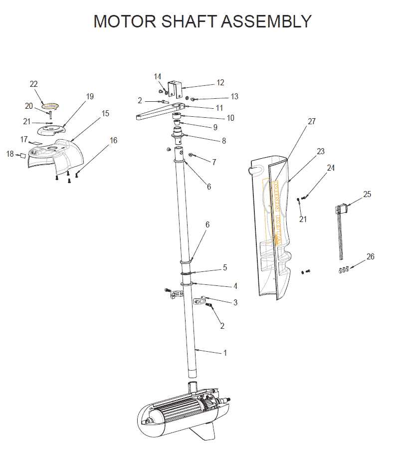 trolling motor parts diagram