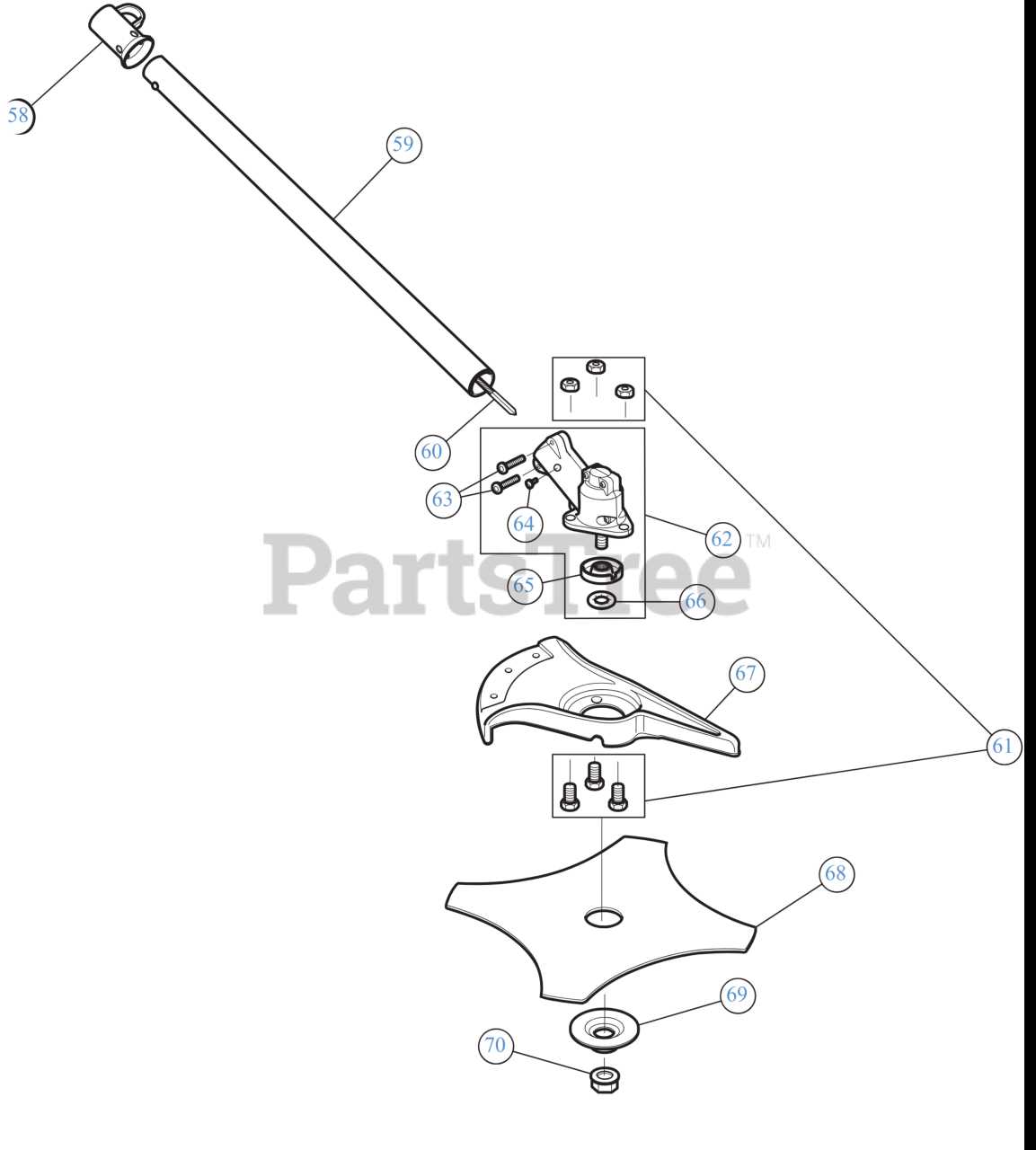 troy bilt string trimmer parts diagram