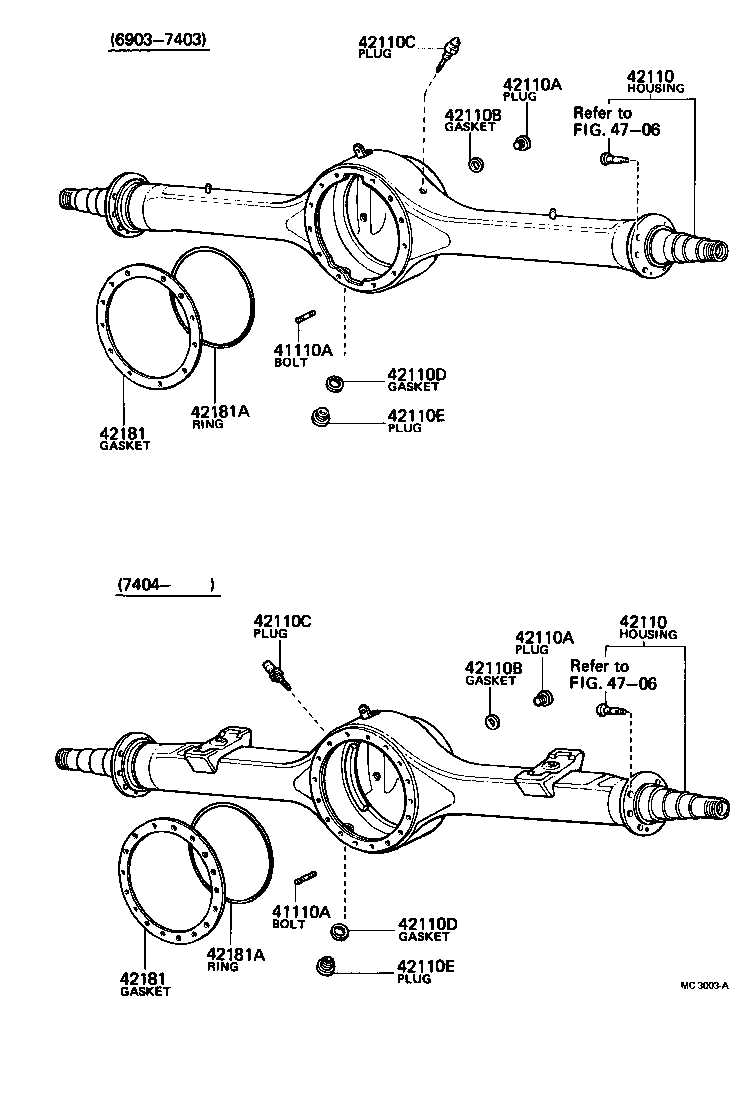 truck axle parts diagram