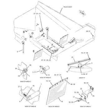 truck bed parts diagram