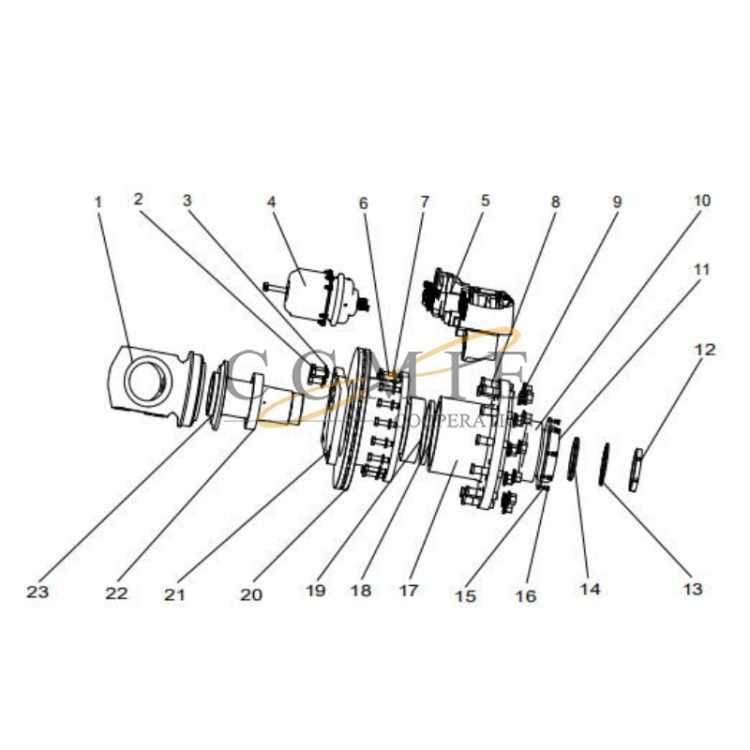 truck wheel parts diagram