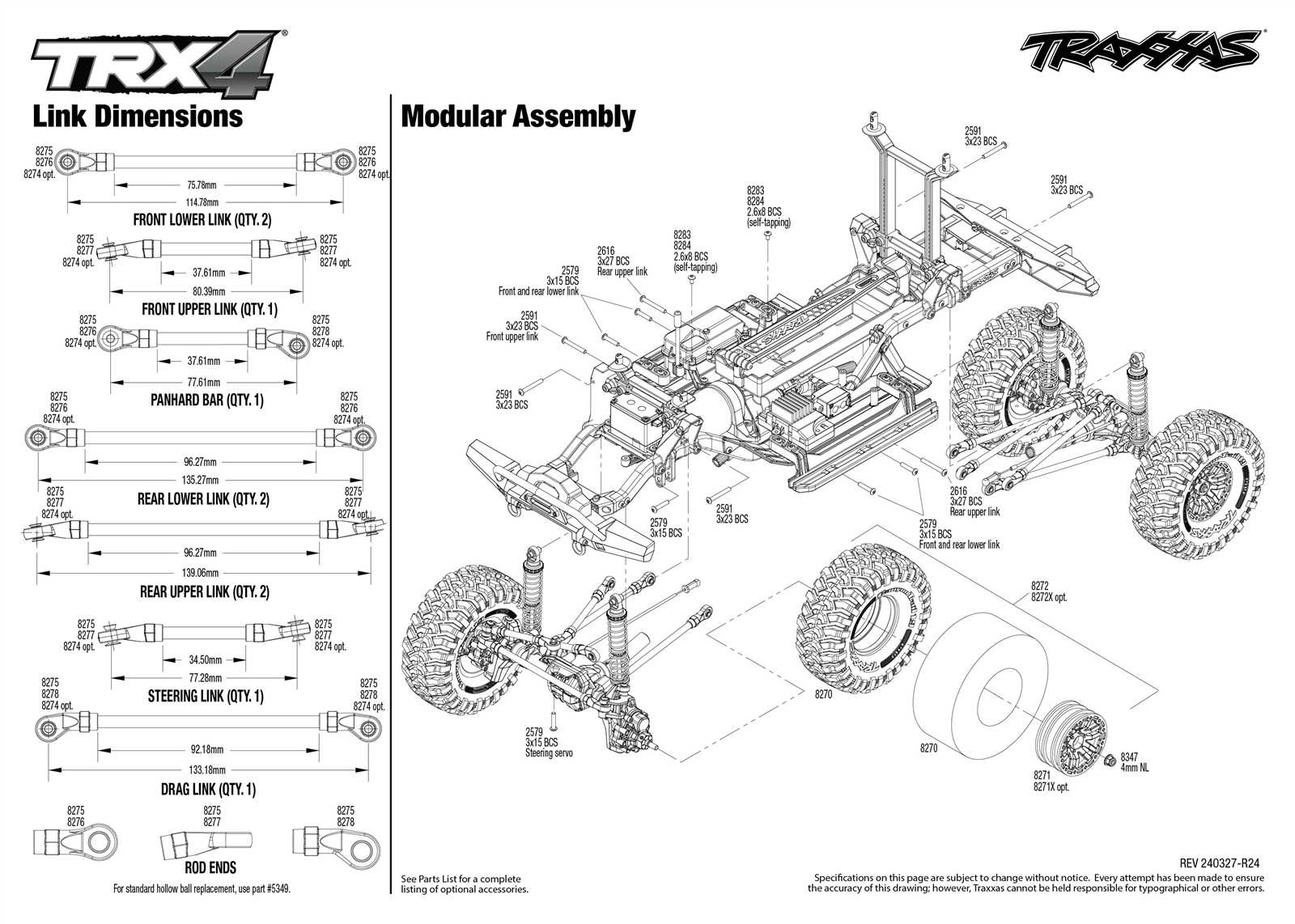 trx4 parts diagram