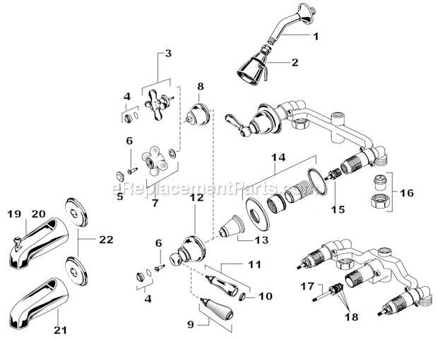 tub spout parts diagram