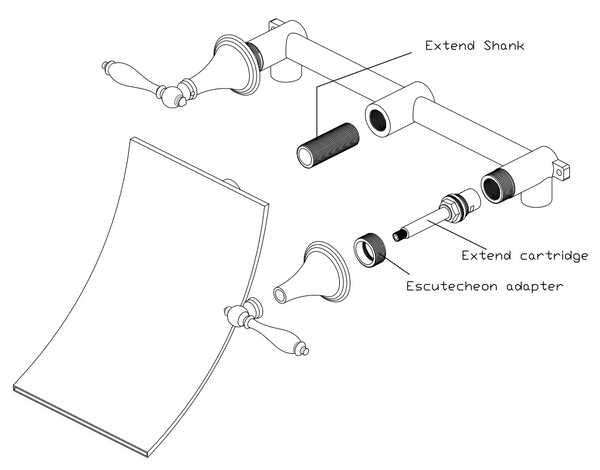 tub spout parts diagram