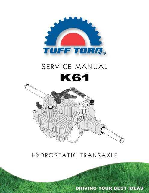 tuff torq k61 parts diagram