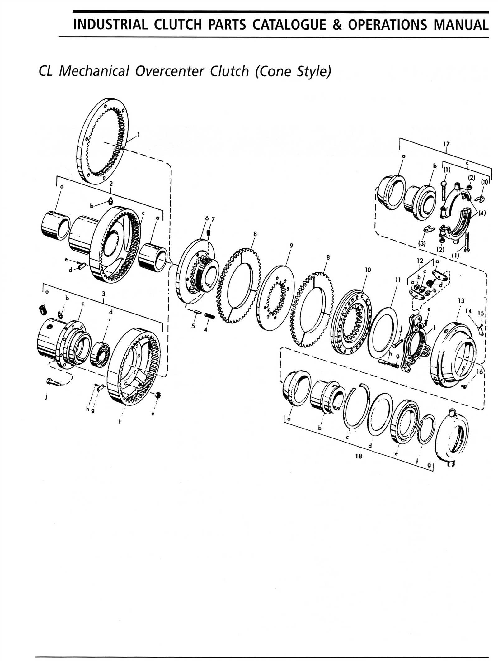 twin disc clutch parts diagram