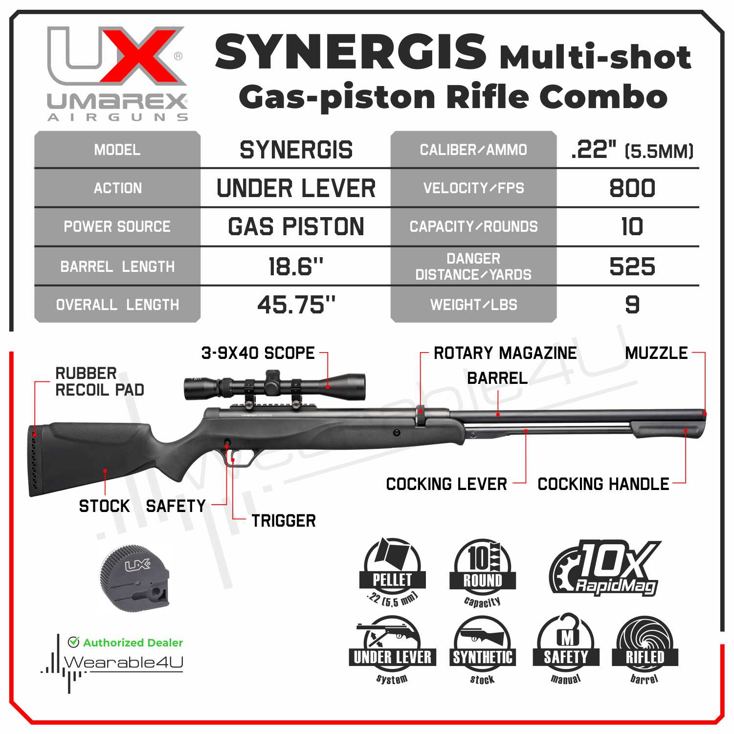 umarex synergis parts diagram