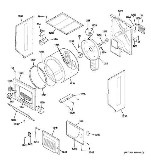 unimac dryer parts diagram