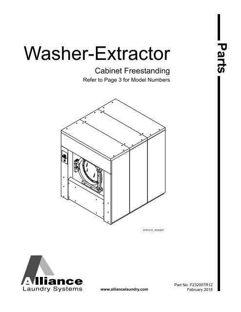 unimac washer parts diagram