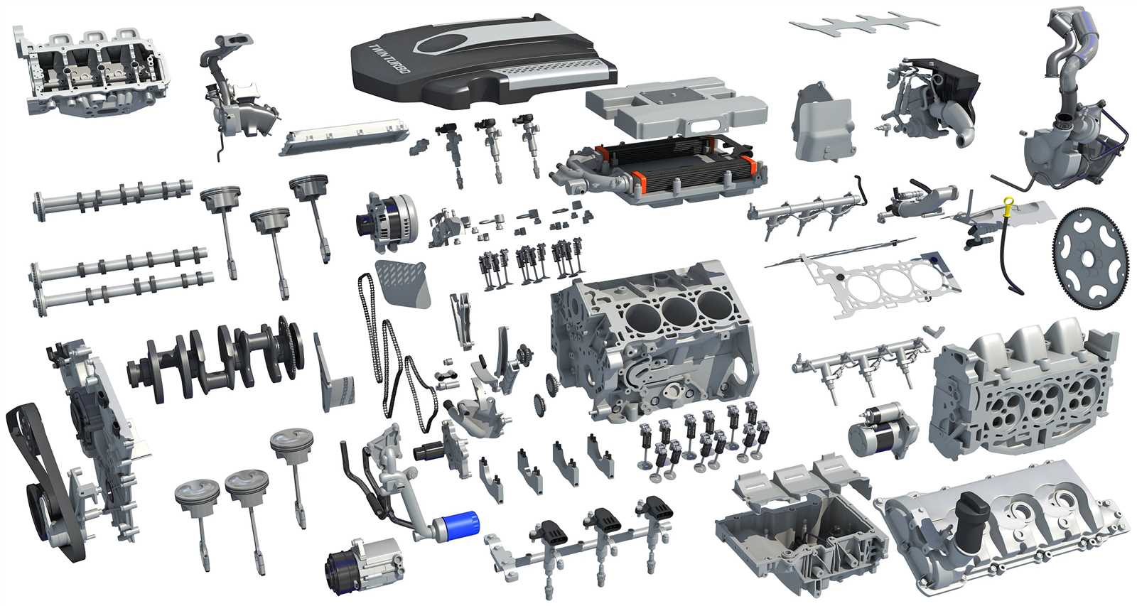 v6 engine parts diagram