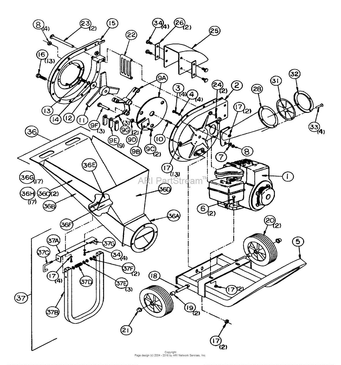 vermeer bc1000xl parts diagram