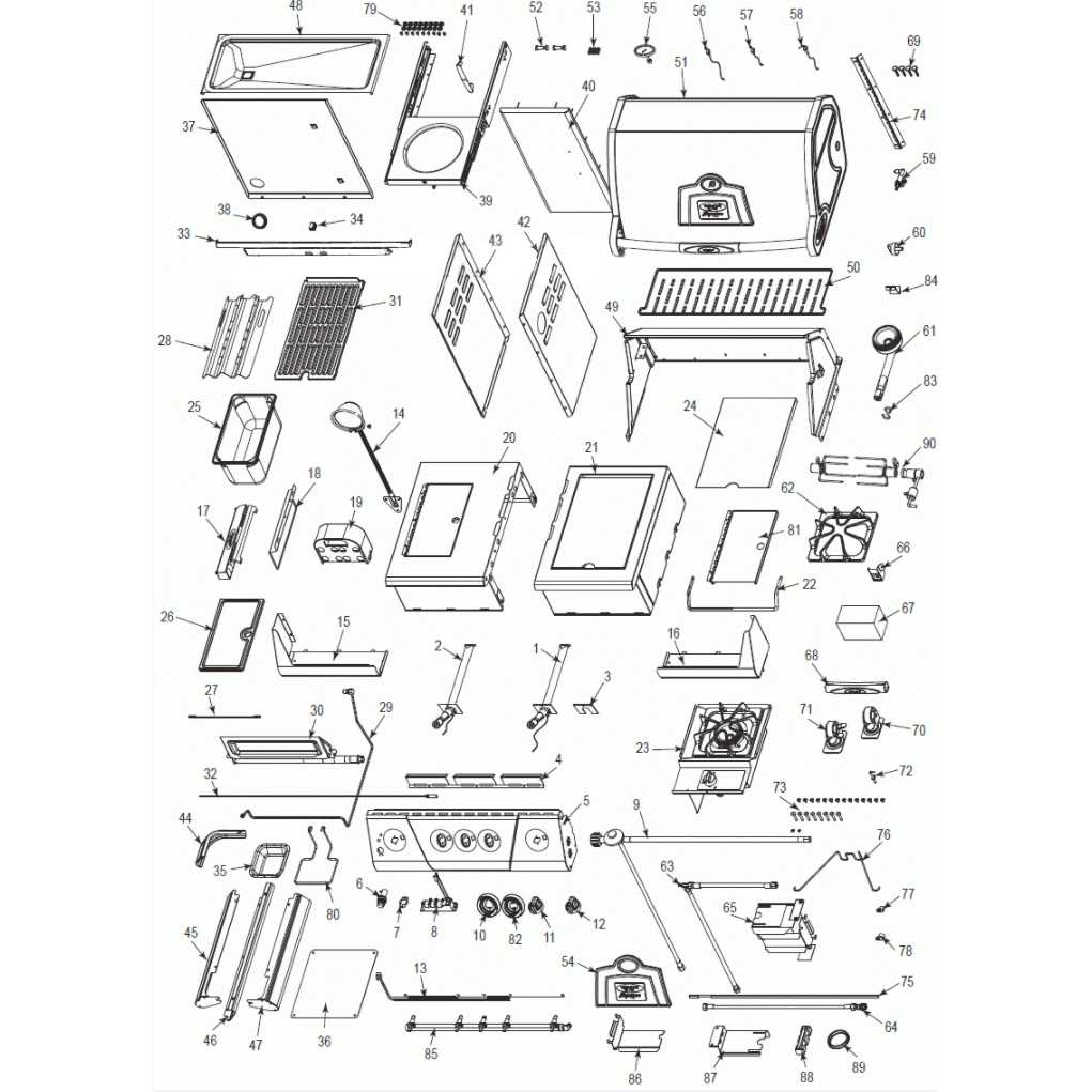 vermont castings grill parts diagram