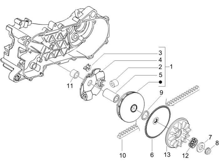 vespa parts diagram