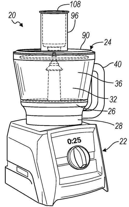 vitamix blender parts diagram