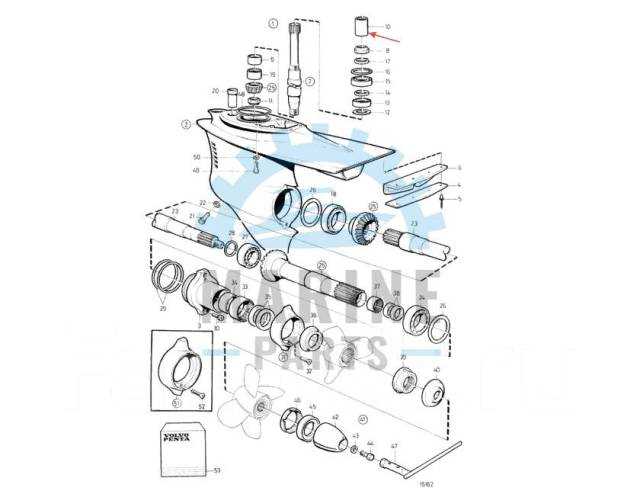 volvo penta 290 outdrive parts diagram