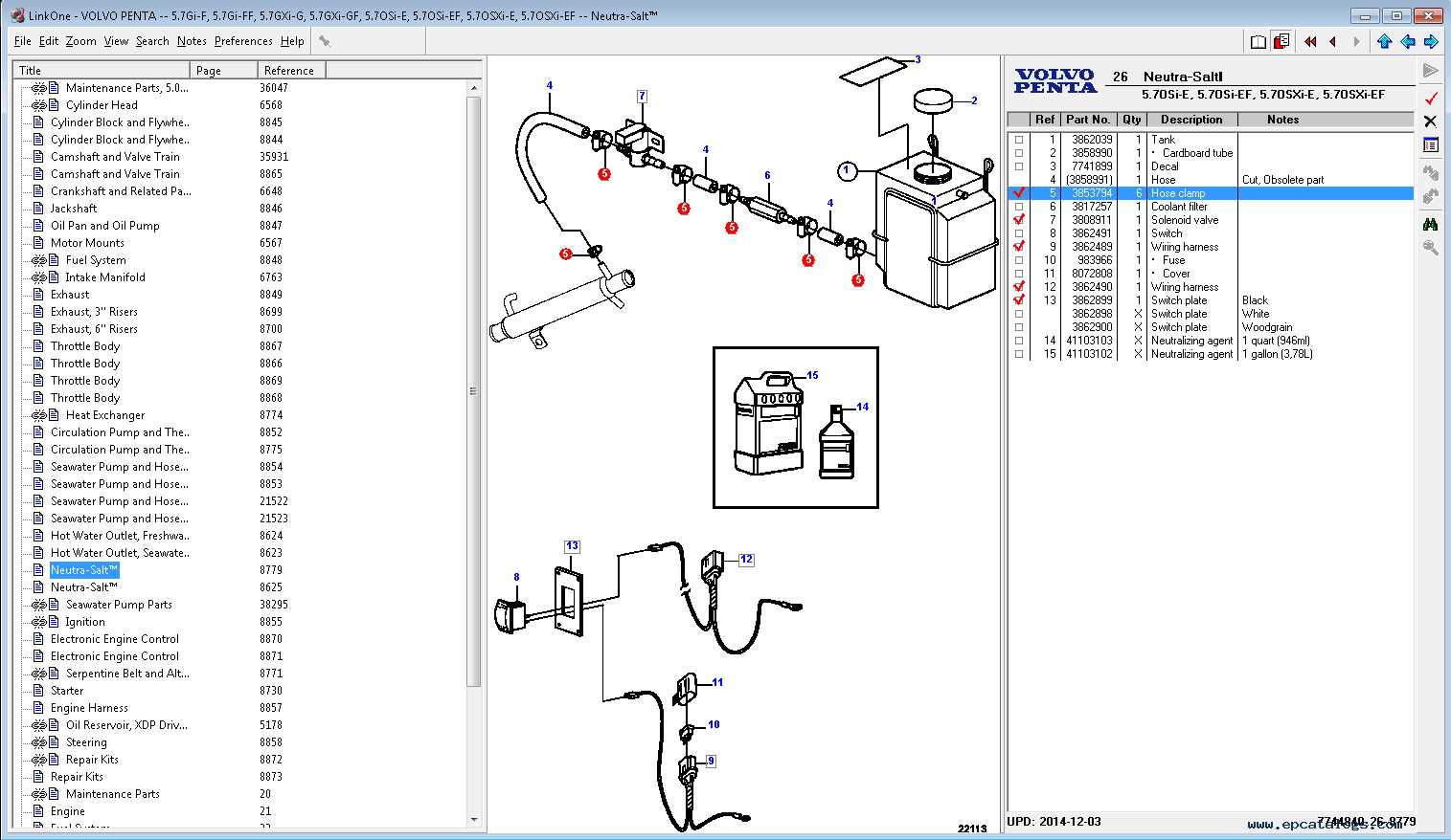 volvo penta 4.3 parts diagram