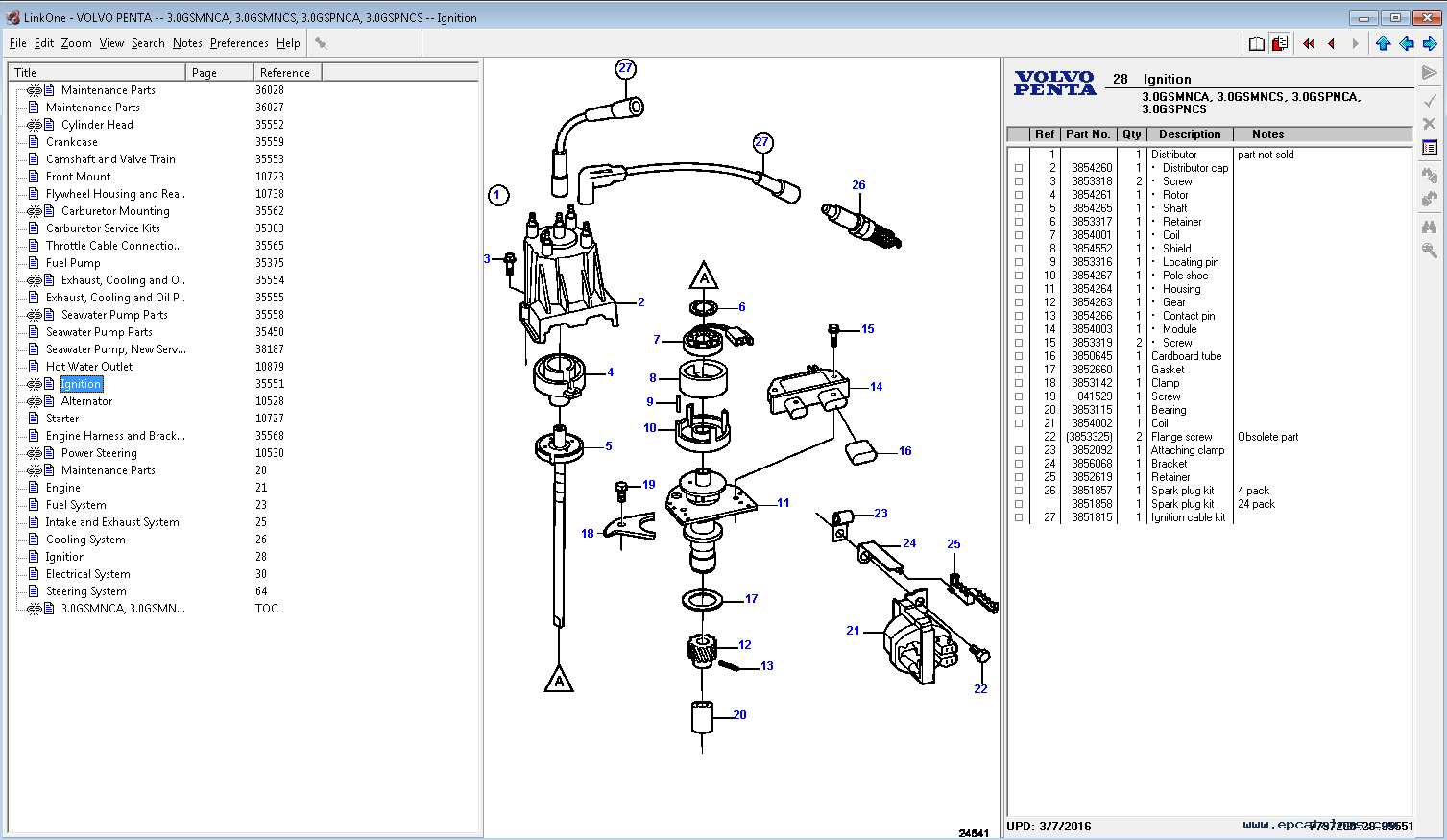 volvo penta 5.7 gsi parts diagram