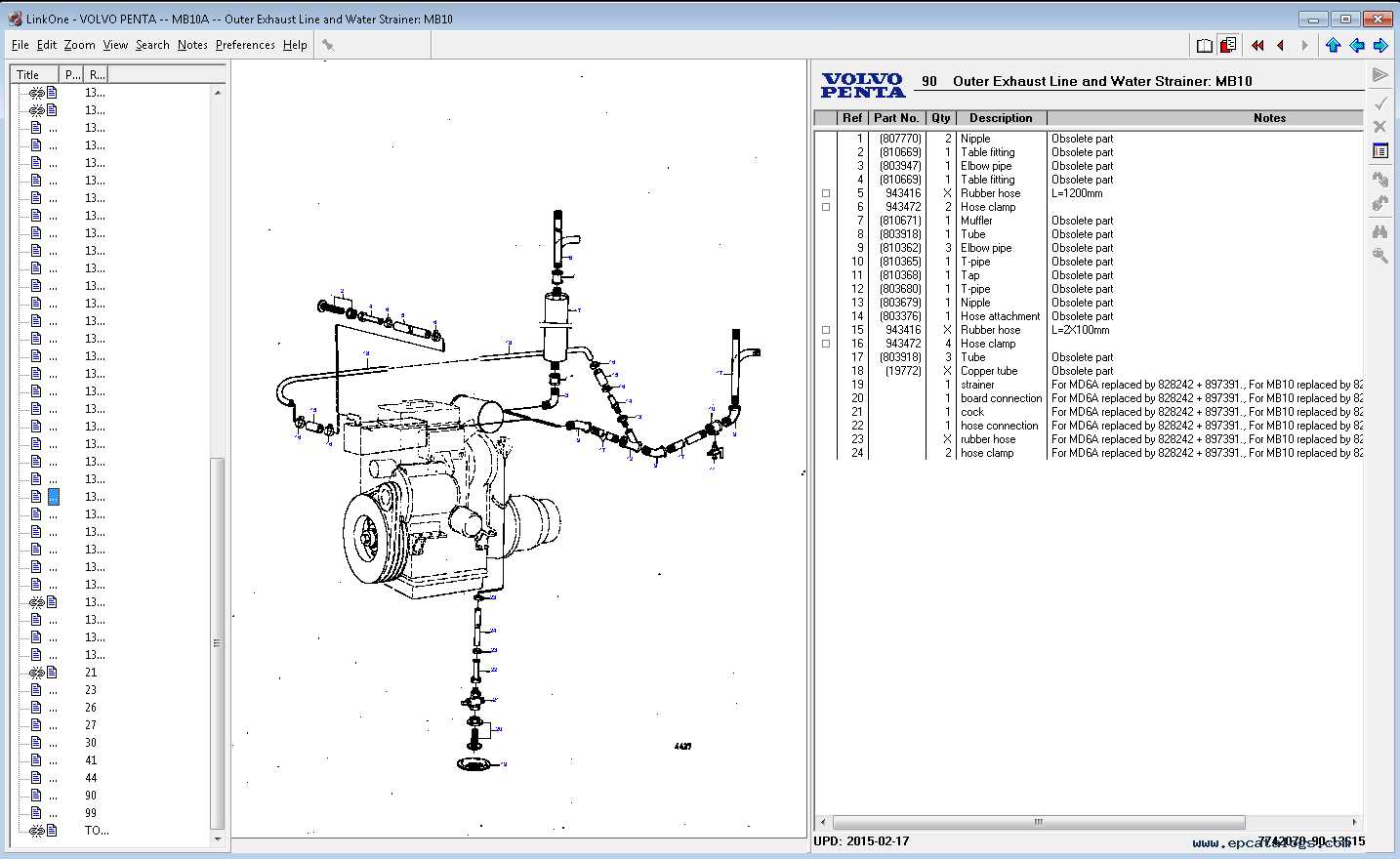 volvo penta 5.7 gsi parts diagram