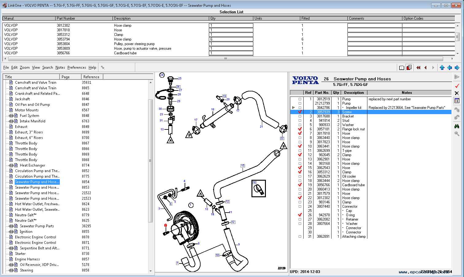 volvo penta 5.7 gxi parts diagram