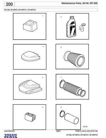 volvo penta dp sm outdrive parts diagram