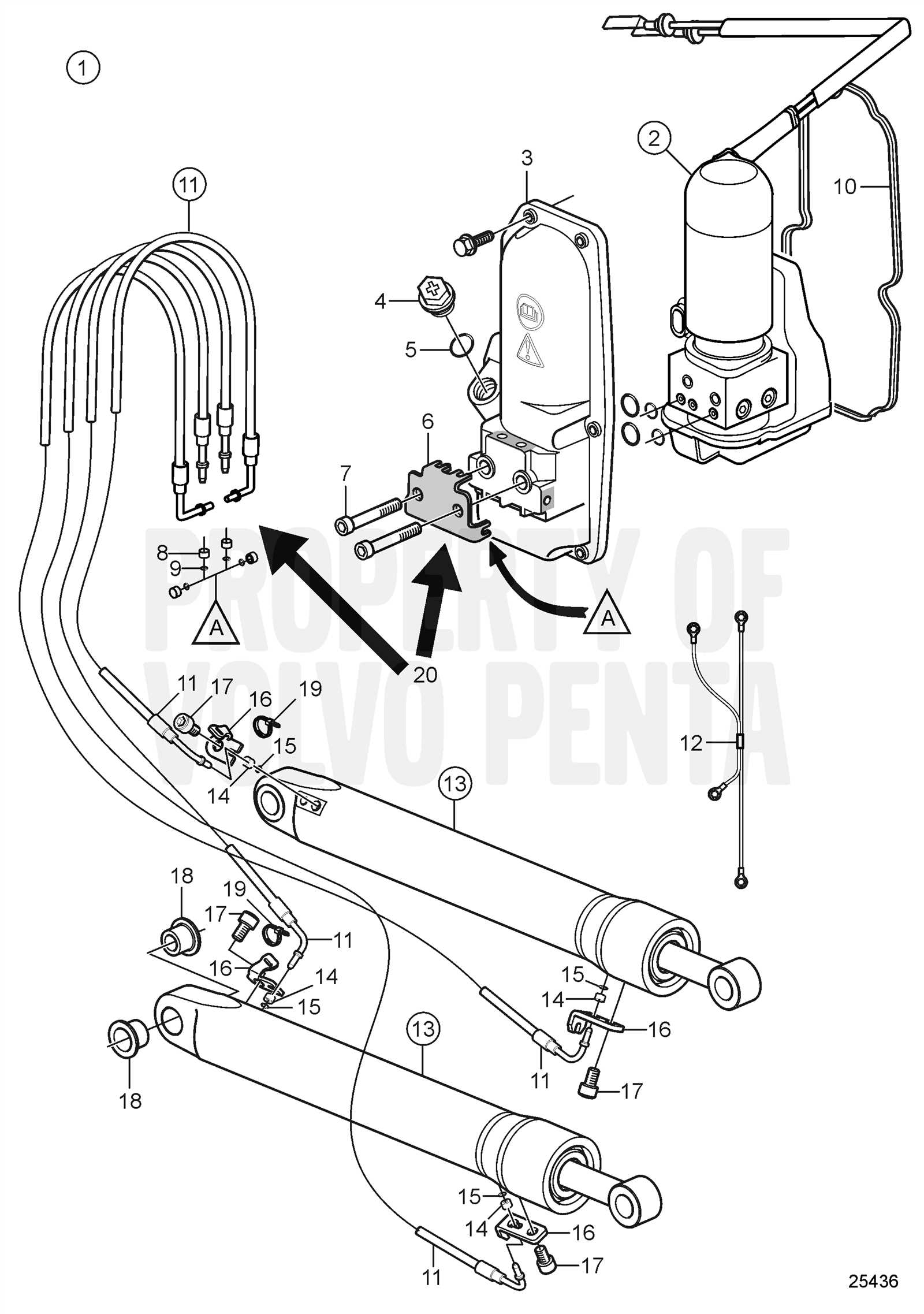 volvo penta dps b parts diagram