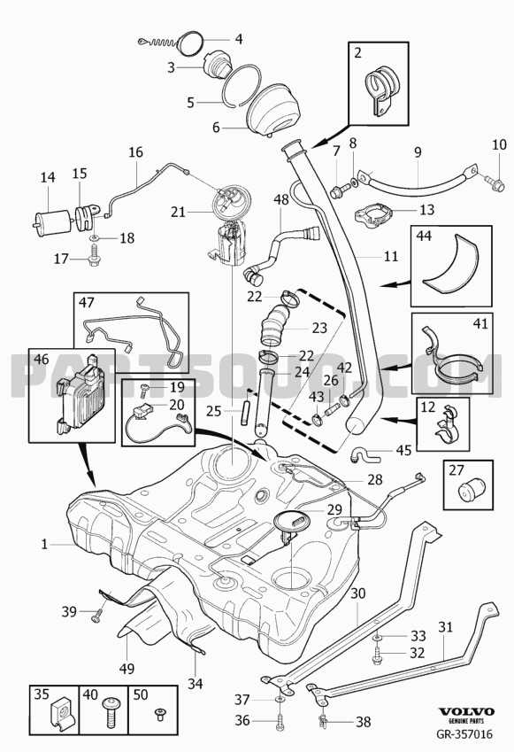 volvo s60 parts diagram