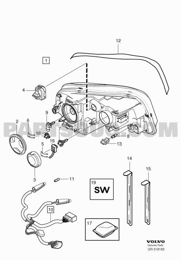 volvo xc90 engine parts diagram