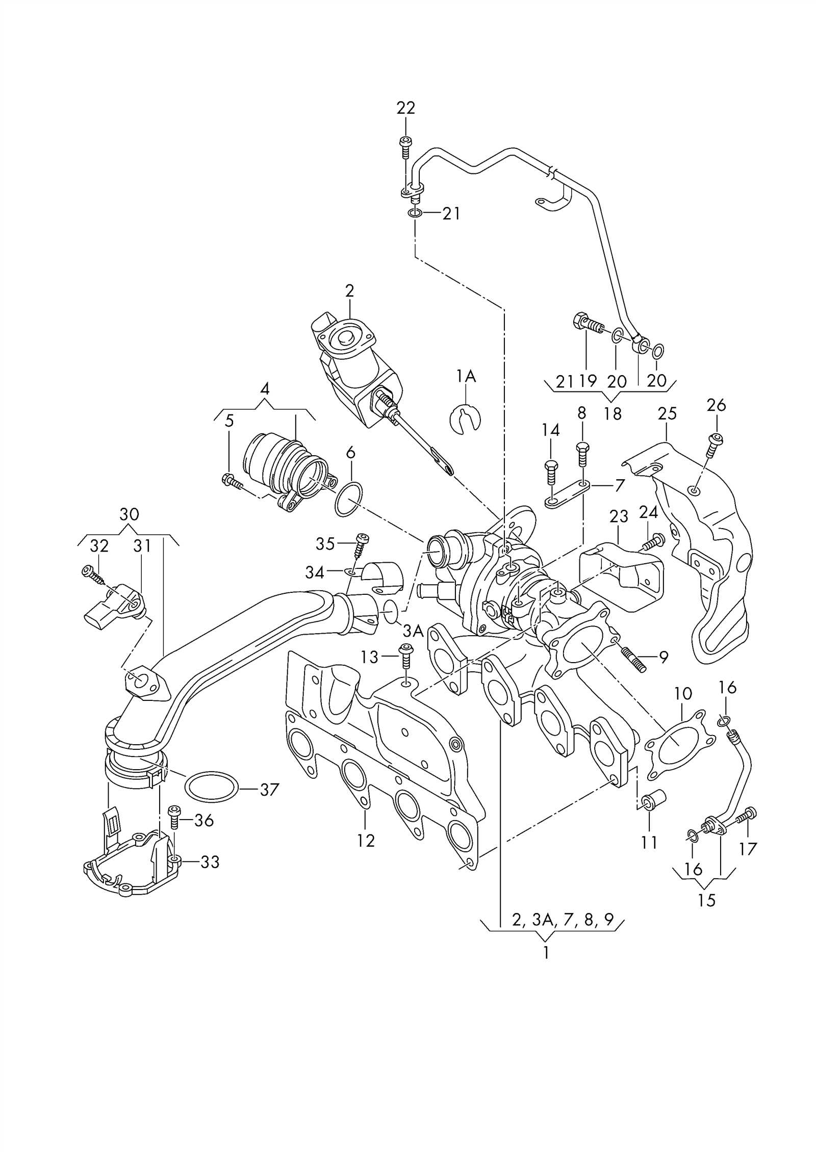 vw gti parts diagram