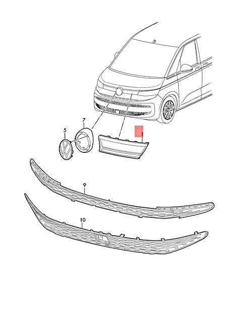 vw transporter t5 parts diagram