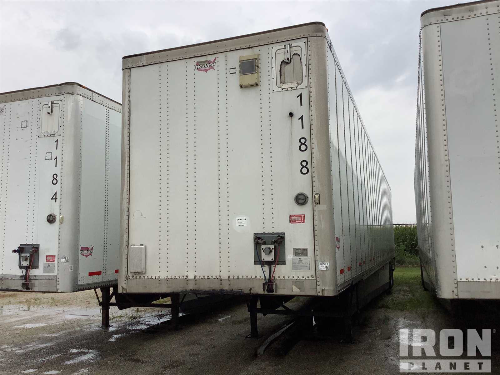 wabash dry van trailer parts diagram