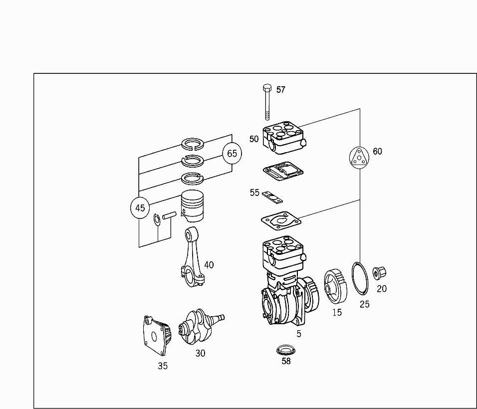 wabco air compressor parts diagram