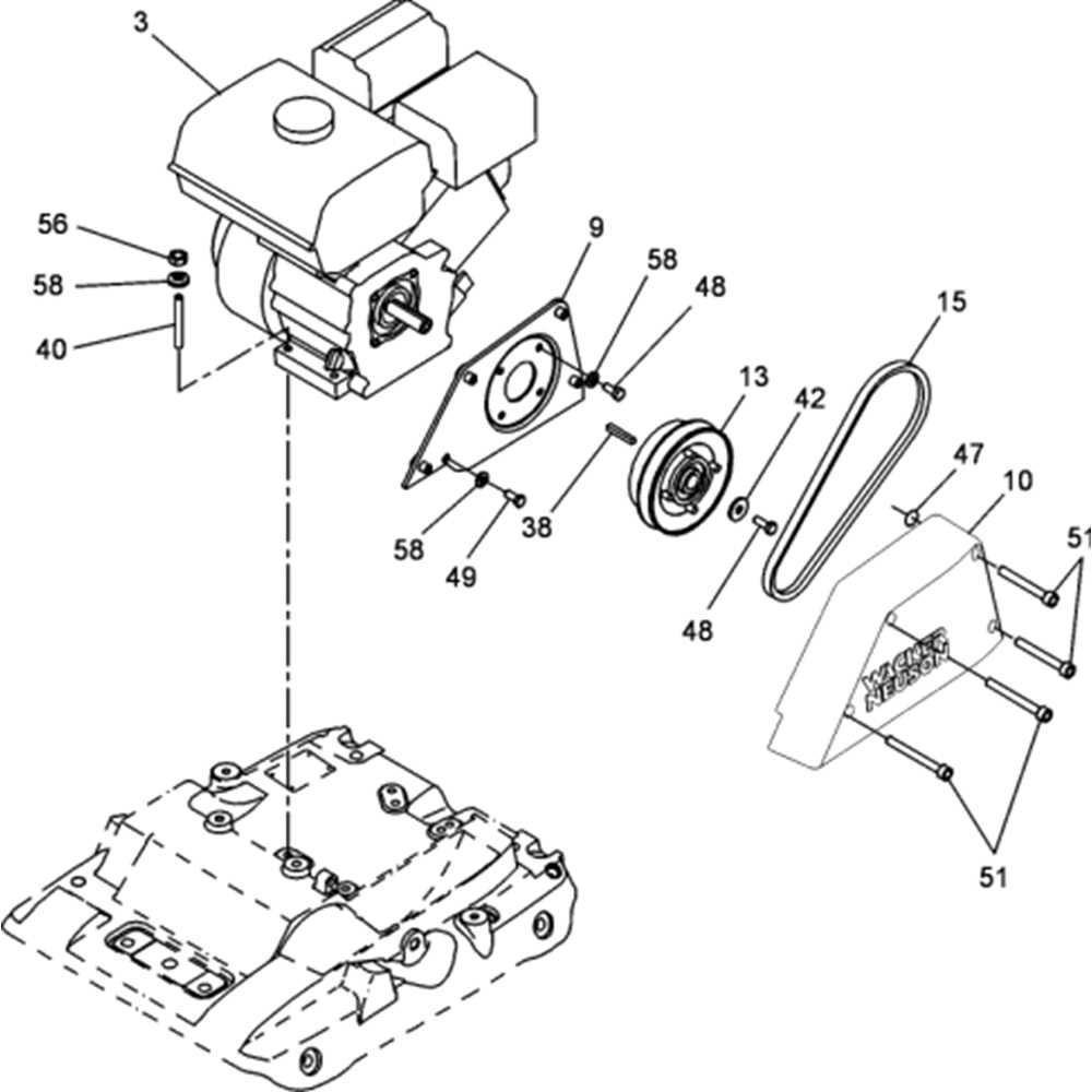 wacker plate compactor parts diagram