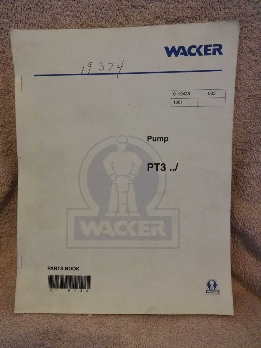 wacker pt3 parts diagram