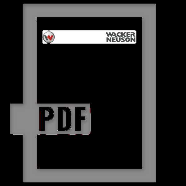 wacker vp1550 parts diagram