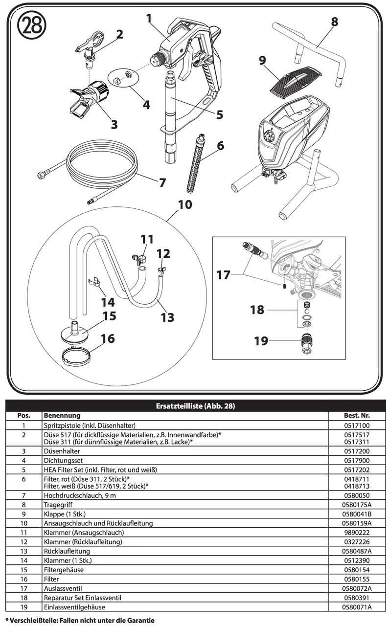 wagner control pro 130 parts diagram