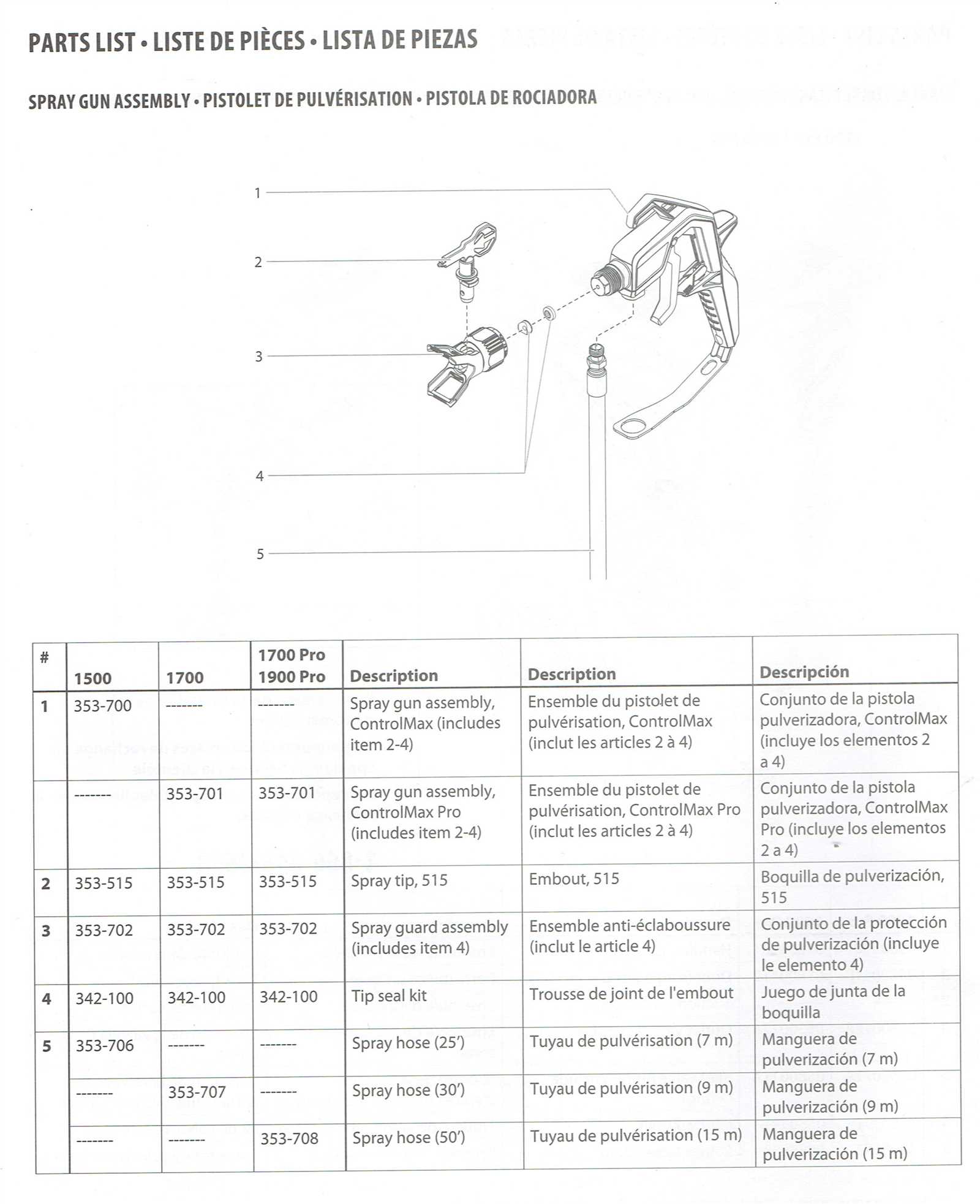 wagner spray gun parts diagram