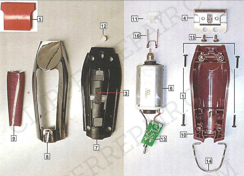 wahl 9818l parts diagram