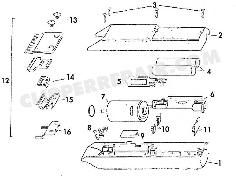 wahl 9818l parts diagram