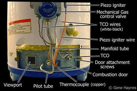 wall heater parts diagram