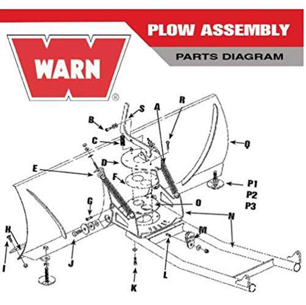 warn plow parts diagram