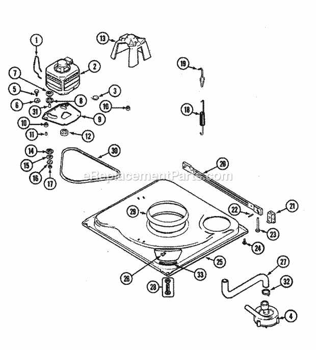 washer parts diagram