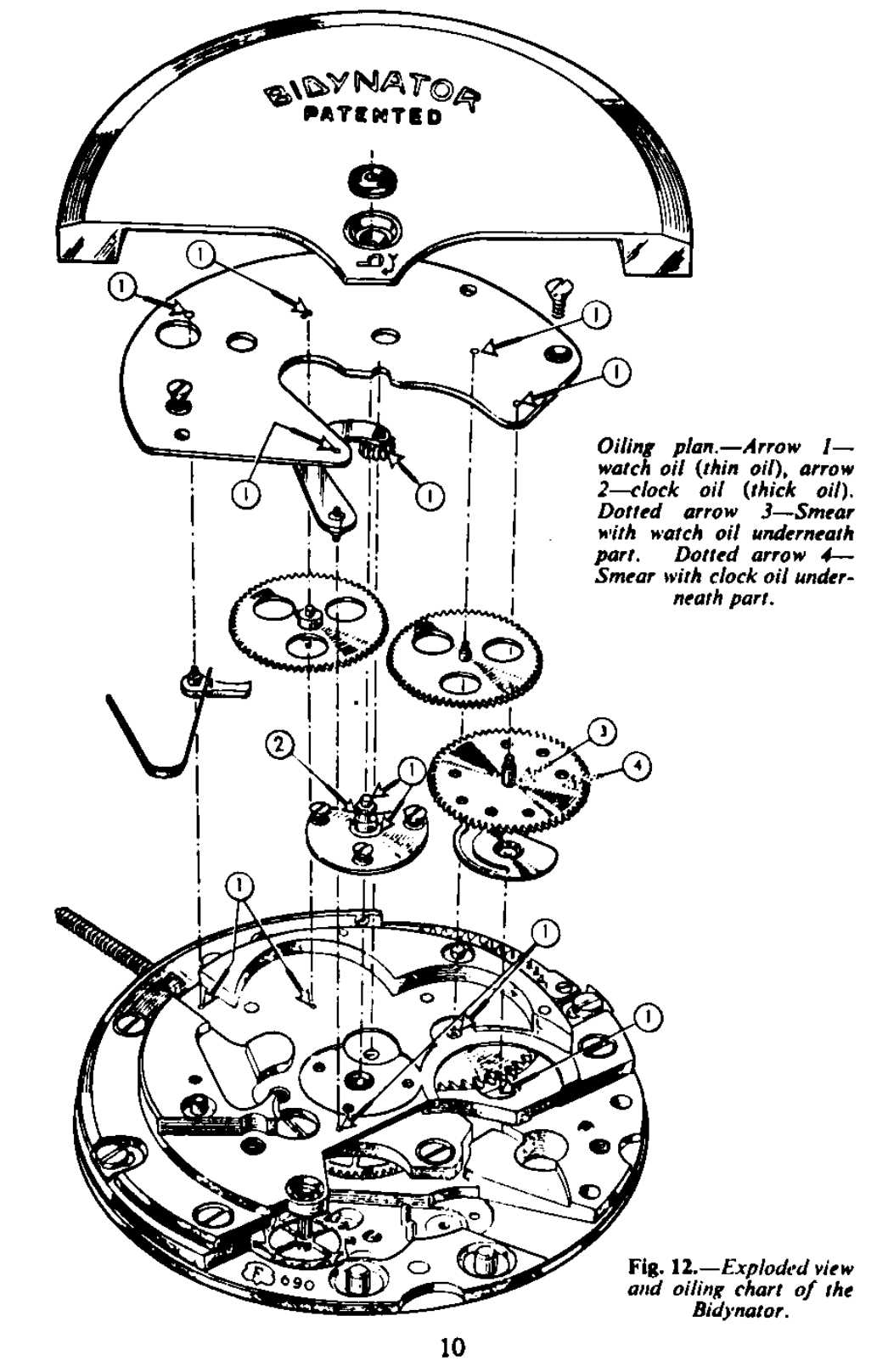 watch diagram parts