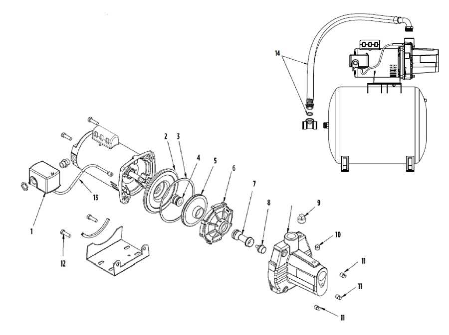 water well pump parts diagram