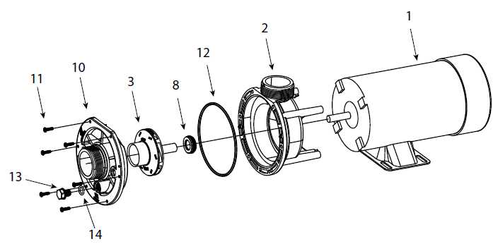 waterway pump parts diagram