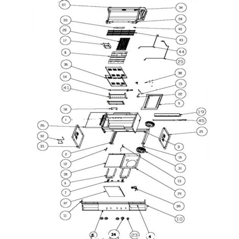 weber genesis parts diagram