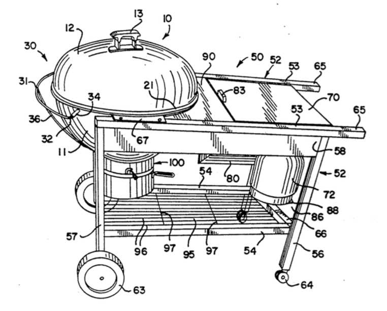 weber performer deluxe parts diagram