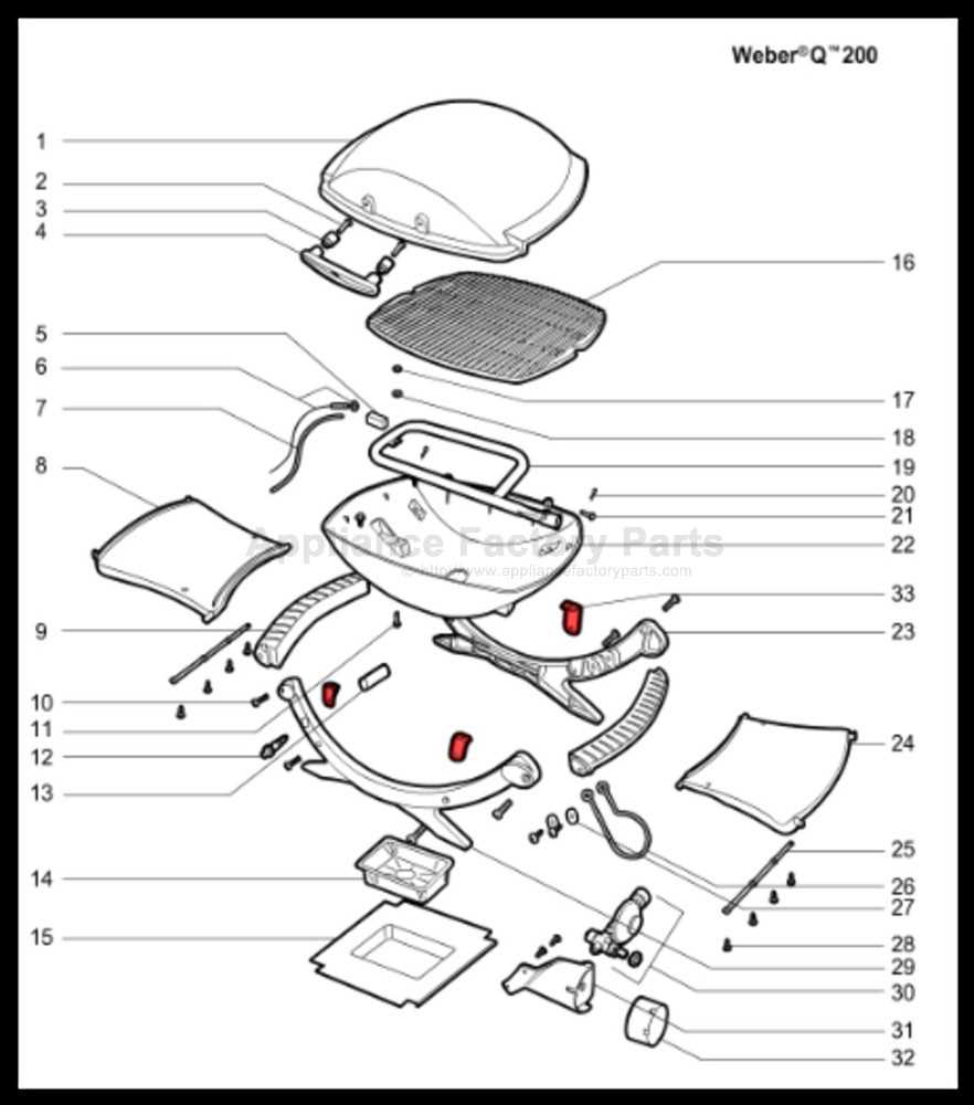 weber q1000 parts diagram